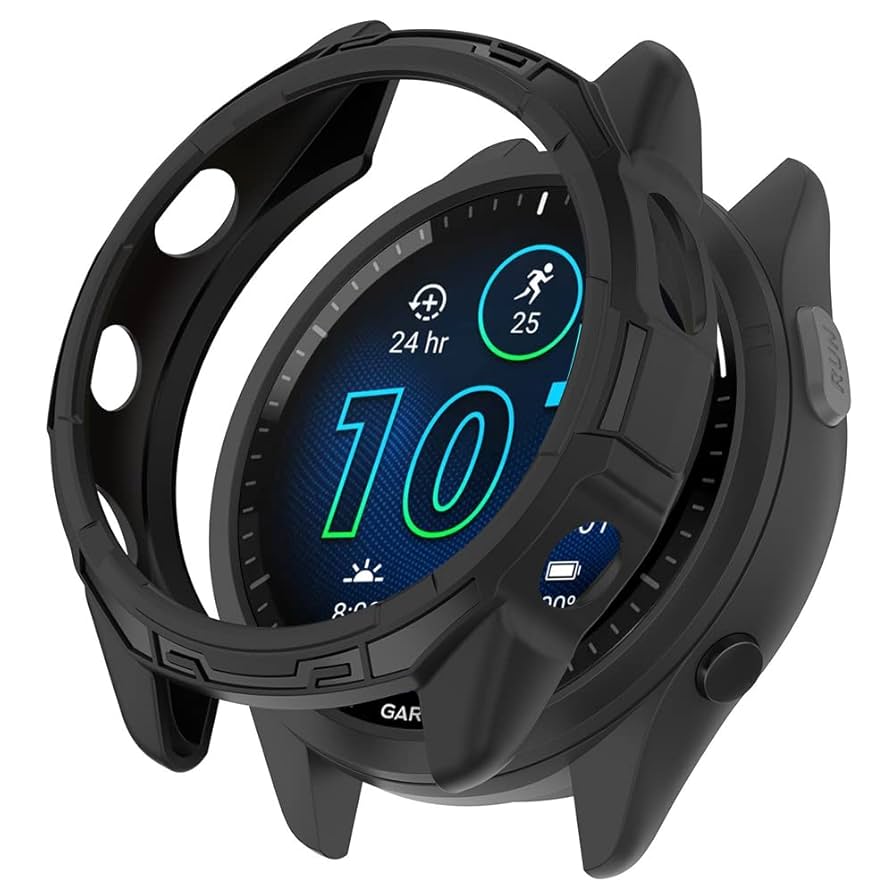 GARMIN デバイス ケース付き Garmin Forerunner965 ケース フィルム一体型 カバー ガーミン